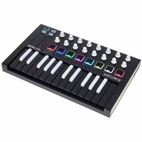 تصویر میدی کنترلر آرتوریا Arturia MiniLAB MkII Inverted Arturia MiniLAB MkII Inverted MIDI Keyboard Controller