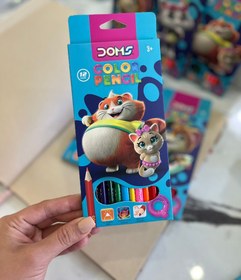 تصویر مدادرنگی باکیفیت 12 رنگ DOMS - طرح 