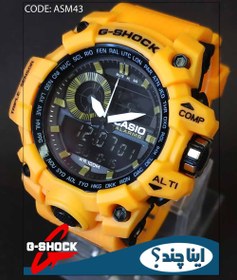 تصویر ساعت مچی مردانه جیشاک دو زمانه ساعت GSHOCK کد ASM43 