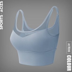 تصویر نیم تنه یقه شیشه ای اسپرت مناسب باشگاه و خونه jy 406 