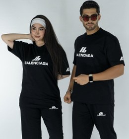 تصویر ست تیشرت شلوارک balenciaga 