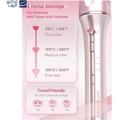 تصویر فرکننده مو شیگلم مدل کیوپیدز چارم 32 میلی‌متر SHEGLAM Cupid's Charm One Touch Instant Curler 32 mm