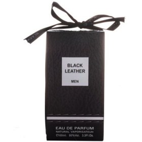 تصویر ادکلن مردانه فراگرنس ورد با اسپری Black Leather رایحه کرید اونتوس حجم ۱۰۰ میل Fragrance Word men's cologne with Black Leather spray100 ml