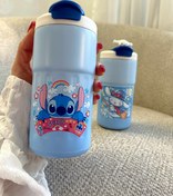 تصویر بطری آب استیل دیزنی اورجینال استیچ و سینامورول 