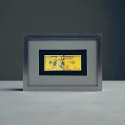 تصویر تابلو دکوراتیو دلار طلایی سایز ۳۳ در ۲۴ 