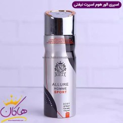 تصویر اسپری بدن مردانه آلور هوم اسپرت نیفتی(nifty) -حجم 200 میل mens aloor home sport nifty-body-spray