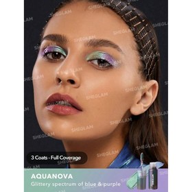 تصویر سایه چشم مایع کروم Chroma Zone Eyeshadow Aquanova 