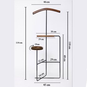 تصویر استند لباس فلزی 