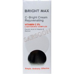 تصویر کرم جوان کننده سی برایت مکس Bright Max C Bright Cream 30 Ml 