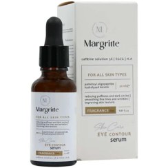 تصویر سرم دور چشم کافئین ۵ درصد مارگریت 