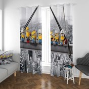 تصویر پرده اتاق کودک طرح مینیون 