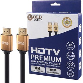 تصویر کابل HDMI Gold Oscar 