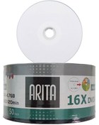 تصویر دی وی دی پرینتیبل آریتا شرینگ 50 عددی کارتن 600 عددی(ARITA)(فقط عمده) ا ARITA PRINTABLE DVD-R ARITA PRINTABLE DVD-R