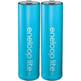 تصویر باتری قلمی قابل شارژ پاناسونیک مدل Eneloop Lite 1000 بسته 2عددی 