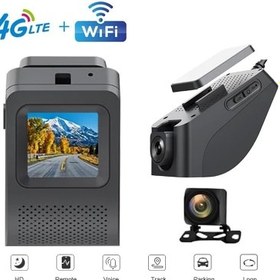 تصویر دوربین ثبت وقایع خودرویی L921-4G جگوار صفحه نمایش، سیم کارت خور و Gps دار 