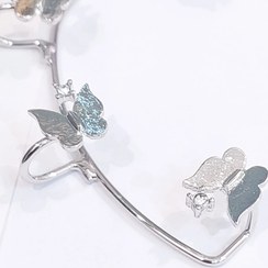 تصویر گوشواره ایرکراس استیل مدل پروانه Aircross steel butterfly model earrings