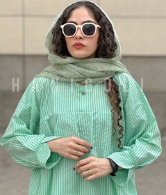 تصویر مانتو عروسکی مدل صدف حانی گلی 