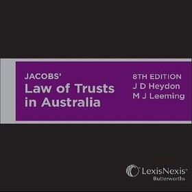 تصویر دانلود کتاب Jacobs' law of trusts in Australia [8th edition.] کتاب انگلیسی قانون تراست جاکوبز در استرالیا [8th edition.]