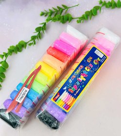 تصویر خمیر کلی 12رنگ سایز بزرگ 