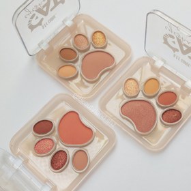 تصویر پالت سایه چشم پنجه گربه شاین و مات 