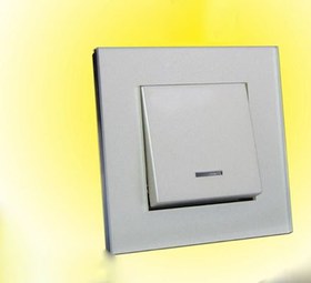 تصویر کلید پریز جهان الکتریک مدل کریستال 