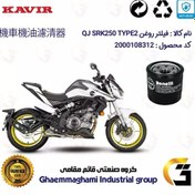 تصویر فیلتر روغن موتورسیکلت کد 295 مناسب برای کیوجی اس آر کی 250 تیپ 2 QJ MOTOR SRK249 TYPE کویر موتور 