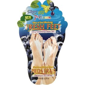 تصویر ماسک پا خنک کننده و خوشبو کننده نعنا و بلوبری 20میل سون هیون 7th Heaven Fresh Feet Mint And Iced Blueberru Super Cooling Feet Mask 20ml