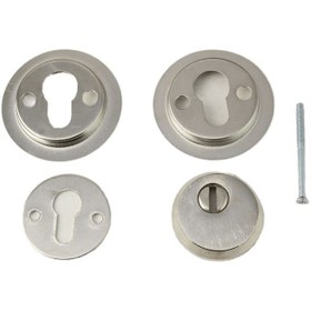 تصویر روزت قفل درب مدل ضد سرقت کد 7 - کروم 