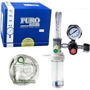 تصویر مانومتر اکسیژن پرو Puro تمام فلز 