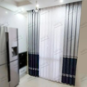 تصویر پرده دی کی ورتیکال یا ورتیلاین طرح سنزا کد 021 Brillant Dikey Drope Curtain Simple