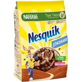 تصویر کورن فلکس نسکوییک نستله Nesquik Nestle با تکه های بالشتی مغزدار کاراملی 310 گرم(تاریخ انقضا:2025/7) 