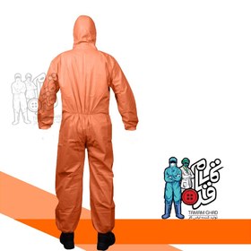 تصویر لباس کار محافظتی یکسره یکبار مصرف برند تمام قد مدل ES40_OR 