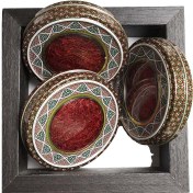 تصویر زعفران قائنات 1 مثقال (فلزی خاتم) 