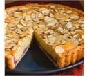 تصویر تارت آلبالو بادام Almond cherry tart 