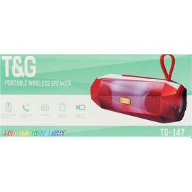 تصویر اسپیکر بلوتوثی رم و فلش خور T&G TG-147 T&G TG-147 Wireless Portable Speaker