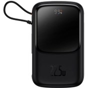 تصویر پاوربانک باسئوس مدل Qpow Pro ظرفیت ۲۰۰۰۰ میلی‌آمپر ۲۲.۵ وات 