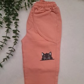 تصویر شلوار طرح گربه 