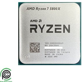 تصویر سی پی یو باکس ای ام دی مدل Ryzen 7 5800X ا AMD Ryzen 7 5800X AM4 Box CPU AMD Ryzen 7 5800X AM4 Box CPU