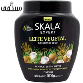 تصویر ماسک مو شیر نارگیل گیاهی اسکالا مدل LEITE VEGETAL 