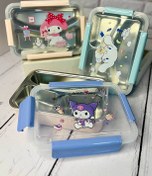 تصویر ظرف غذا کرومی ۳ قسمتی 