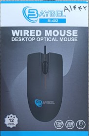 تصویر موس با سیم BAYBEL M-402 mouse BAYBEL M-402