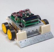 تصویر پک آموزشی ربات جنگجو یک طرفه - آبی Sumo Robot