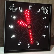 تصویر ساعت ساده ال ای دی آنالوگی 