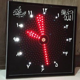 تصویر ساعت ساده ال ای دی آنالوگی 