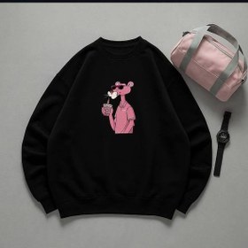 تصویر هودی زنانه چری فری سایز ۳۶ تا ۴۴ رنگ سفید و مشکی 