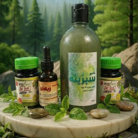 تصویر پک ریزش مو سبزینه 