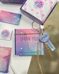 تصویر ست کامل جعبه کیبوردی طرحدار بنفش 