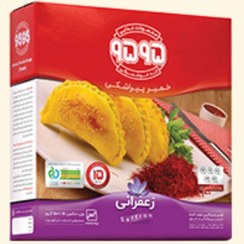 تصویر خمیر پیراشکی زعفرانی 15 عددی برند 9595 