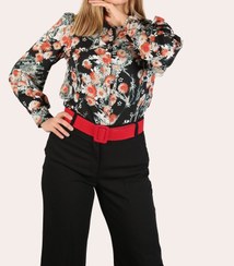 تصویر ست شومیز و شلوار مجلسی لاله 