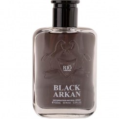 تصویر ادوپرفیوم مردانه Black Arkan حجم 100میل ریو کالکشن Rio Collection Black Arkan Eau De Parfum For Men 100ml